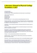 Laboratory Manual in Physical Geology 