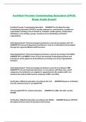 Certified Provider Credentialing Specialist &lpar;CPCS&rpar; Study Guide Exam&excl;&excl;