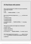 JD Final Exam with answers