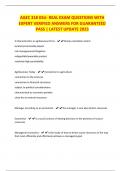 AGEC 318 KSU- REAL EXAM QUESTIONS WITH EXPERT VERIFIED ANSWERS FOR GUARANTEED PASS &vert; LATEST UPDATE 2025