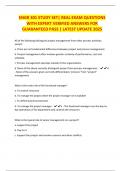 ENGR 301 STUDY SET&vert; REAL EXAM QUESTIONS WITH EXPERT VERIFIED ANSWERS FOR GUARANTEED PASS &vert; LATEST UPDATE 2025