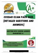 COS2601 EXAM PACK 2025 &lbrack;DETAILED QUESTIONS AND ANSWERS&rsqb;