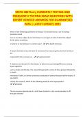 MKTG 482 Flurry CURRENTLY TESTING AND FREQUENTLY TESTING EXAM QUESTIONS WITH EXPERT VERIFIED ANSWERS FOR GUARANTEED PASS &vert; LATEST UPDATE 2025