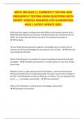 MKTG 482 QUIZ 1&vert; CURRENTLY TESTING AND FREQUENTLY TESTING EXAM QUESTIONS WITH EXPERT VERIFIED ANSWERS FOR GUARANTEED PASS &vert; LATEST UPDATE 2025