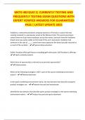 MKTG 482 QUIZ 2&vert; CURRENTLY TESTING AND FREQUENTLY TESTING EXAM QUESTIONS WITH EXPERT VERIFIED ANSWERS FOR GUARANTEED PASS &vert; LATEST UPDATE 2025