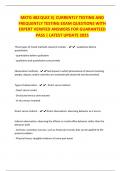MKTG 482 QUIZ 3&vert; CURRENTLY TESTING AND FREQUENTLY TESTING EXAM QUESTIONS WITH EXPERT VERIFIED ANSWERS FOR GUARANTEED PASS &vert; LATEST UPDATE 2025
