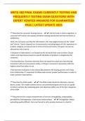 MKTG 482 EXAMS BUNDLE &vert; QUESTIONS WITH EXPERT VERIFIED ANSWERS FOR GUARANTEED PASS &vert; LATEST UPDATE 2025