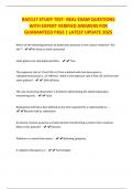 RAD117 STUDY TEST- REAL EXAM QUESTIONS WITH EXPERT VERIFIED ANSWERS FOR GUARANTEED PASS &vert; LATEST UPDATE 2025