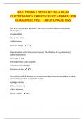 RAD117 FINALS STUDY SET- REAL EXAM QUESTIONS WITH EXPERT VERIFIED ANSWERS FOR GUARANTEED PASS &vert; LATEST UPDATE 2025