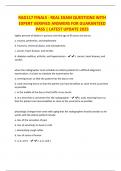 RAD117 EXAMS BUNDLE &vert; QUESTIONS WITH EXPERT VERIFIED ANSWERS FOR GUARANTEED PASS &vert; LATEST UPDATE 2025