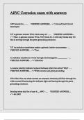ABYC Corrosion exam with answers