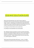 2018 AHIP SOLUTUION GUIDE