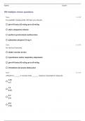 SNHD AEMT  EXAM ALL WITH COMPLETE ANSWERS