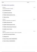 SNHD AEMT DRUG EXAM ALL WITH COMPLETE ANSWERS