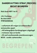 Samenvatting Recht begrepen J&period;H&period;J&period; Verbaan - hele boek 9789462128446  - Straf &lpar;proces&rpar; recht begrepen - compacte versie &plus; oefentoets &plus; kernbegrippen &plus; veel voorkomende tentamenvragen NCOI - Nieuw 2025 &sol; 
