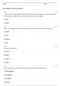 SNHD AEMT PROTOCOLS EXAM ALL WITH COMPLETE ANSWERS