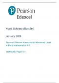 Edexcel International Advanced Level in Pure Mathematics P2  &lpar;WMA12&rpar; Paper 01