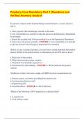 Prophecy Core Mandatory Part 1 &vert;Questions and  Verified Answers&vert; Grade A