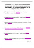 ATSEP BASIC - ALL IN ONE QUIZ 2025&vert; BRANDNEW  ACTUAL EXAM WITH 100&percnt; VERIFIED QUESTIONS  AND CORRECT SOLUTIONS&vert; GUARANTEED VALUE  PACK&vert; ACE YOUR GRADES&period;