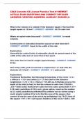 CSLB Concrete C8 License Practice Test &num;1 NEWEST  ACTUAL EXAM QUESTIONS AND CORRECT DETAILED  ANSWERS &lpar;VERIFIED ANSWERS&rpar; &vert;ALREADY GRADED A&plus;