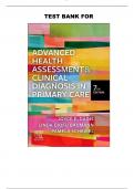 Complete test bank for Advanced Health Assessment & Clinical Diagnosis in Primary Care 7th Edition by Dains with verified questions and answers &lpar;2025&ndash;2026&rpar;&period;