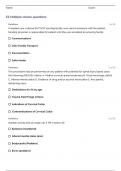 SNHD EMT PROTOCOL EXAM ALL WITH COMPLETE ANSWERS