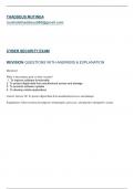 Cybersecurity Exam with Answers & Explanations 