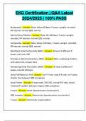 EKG Certification Q&A Latest Update 2024&sol;2025 &vert; Graded A&plus;