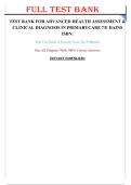 Test Bank Advanced Health Assessment and Clinical Diagnosis in Primary Care 7th Edition Dains Exam Questions Answers Study Resource