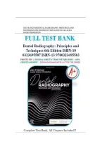 Test Bank Dental Radiography Principles and Techniques 6th Edition Joen Iannucci Exam Questions Answers Study Resource