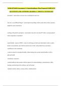 NURS-FPX4010 Assessment 3-1 Interdisciplinary Plan Proposal COMPLETE QUESTIONS AND ANSWERS GRADED A&plus; &vert;MOSTLY TESTED 2025