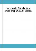 Internachi Florida State Exam prep 2025 A&plus; Success