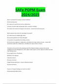 SAFe POPM Exam 2024&sol;2025
