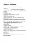 Philosophy of Coaching NEWEST 2025&sol;2026 ACTUAL EXAM COMPLETEQUESTIONS AND CORRECT DETAILED ANSWERS &lpar;VERIFIED ANSWERS&rpar; &vert;ALREADY GRADED A&plus;&vert;&vert;BRAND NEW&excl;&excl;