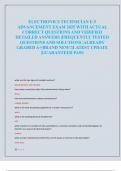 ELECTRONICS TECHNICIAN E-5  ADVANCEMENT EXAM 2025 WITH ACTUAL  CORRECT QUESTIONS AND VERIFIED  DETAILED ANSWERS &vert;FREQUENTLY TESTED  QUESTIONS AND SOLUTIONS &vert;ALREADY  GRADED A&plus;&vert;BRAND NEW&excl;&excl;&vert;LATEST UPDATE  &vert;GUARANTEED PASS