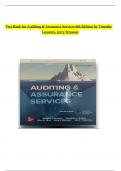 Test Bank Auditing & Assurance Services&comma; 9th Edition by Penelope Bagley&semi; Timothy J&period; Louwers