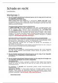 Uitgewerkte leerdoelen Schade en Recht