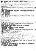 MED SURG FINEL ATI QUESTIONS AND MODULE QUESTIONS AND ANSWERS