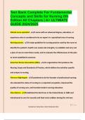 Test Bank Complete For Fundamental  Concepts and Skills for Nursing 6th  Edition All Chapters &vert; A&plus; ULTIMATE  GUIDE 2024&sol;2025