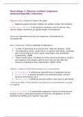 Hoorcollege aantekeningen &plus; samenvatting alle literatuur Science of Happinnes 2024&sol;2025