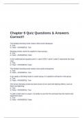 Chapter 6 Quiz Questions & Answers Correct&excl;&excl;