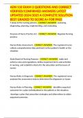 ADN 110 EXAM 2 QUESTIONS AND CORRECT VERIFIED&sol;CONFIRMED ANSWERS LATEST UPDATED 2024&sol;2025 A COMPLETE SOLUTION BEST GRADED TO SCORE A&plus; FOR PASS