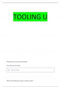 Tooling u test 1 QUESTIONS WITH 100&percnt; CORRECT ANSWERS
