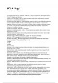 UCLA Ling 1 NEWEST 2025&sol;2026 ACTUAL EXAM COMPLETE QUESTIONS AND CORRECT DETAILED ANSWERS &lpar;VERIFIED ANSWERS&rpar; &vert;ALREADY GRADED A&plus;&vert;&vert;BRAND NEW&excl;&excl;