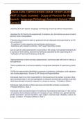 ASHA SLPA CERTIFICATION EXAM STUDY GUIDE PART 2 QUESTIONS AND CORRECT ANSWERS