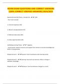NCHSE EXAM QUESTIONS AND CORRECT ANSWERS &lpar;100&percnt; CORRECT VERIFIED ANSWERS&rpar; 2024&sol;2025