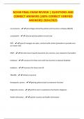 NCHSE FINAL EXAM REVIEW &vert; QUESTIONS AND CORRECT ANSWERS &lpar;100&percnt; CORRECT VERIFIED ANSWERS&rpar; 2024&sol;2025