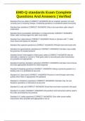 EMD-Q standards Exam Complete Questions And Answers &vert; Verified