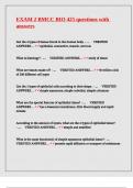 EXAM 2 BMCC BIO 425 questions with answers&period;