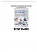 Test Bank Advanced Practice Nursing in the Care of Older Adults 3rd Edition Kennedy-Malone &vert;&vert;all Chapters&period;
